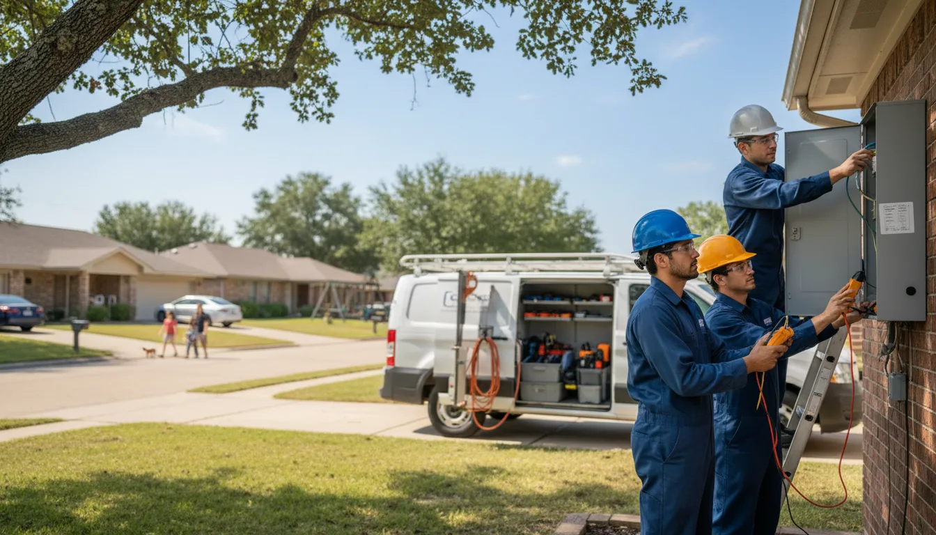 Certified electrician providing emergency electrical services in Walthourville, GA